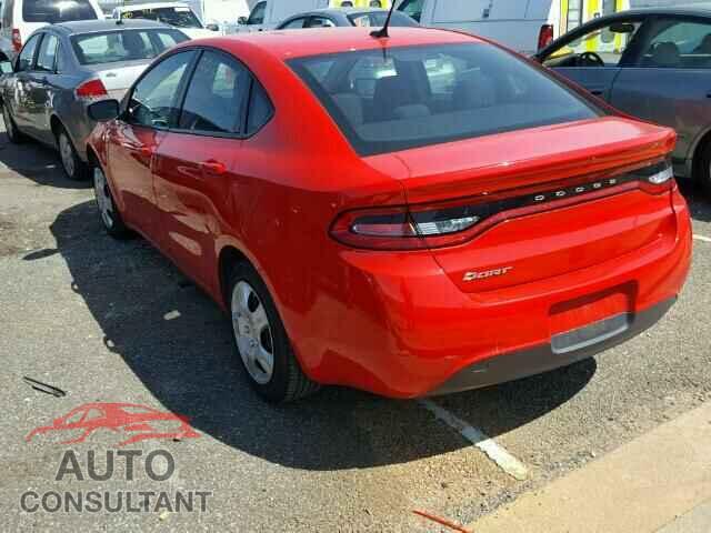 DODGE DART 2016 - 1C3CDFAA4GD624323