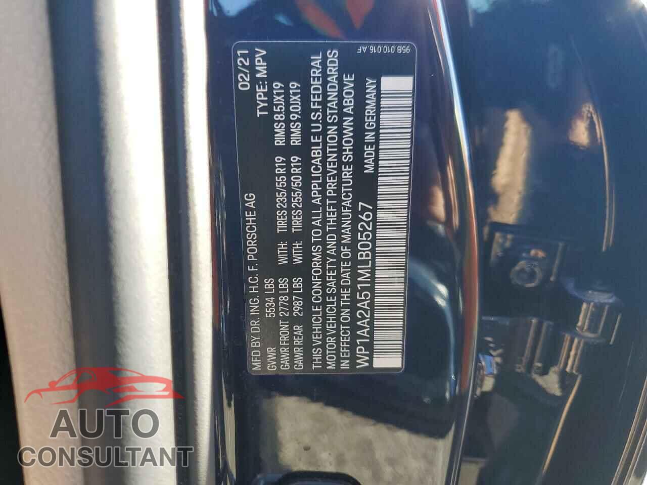 PORSCHE MACAN 2021 - WP1AA2A51MLB05267