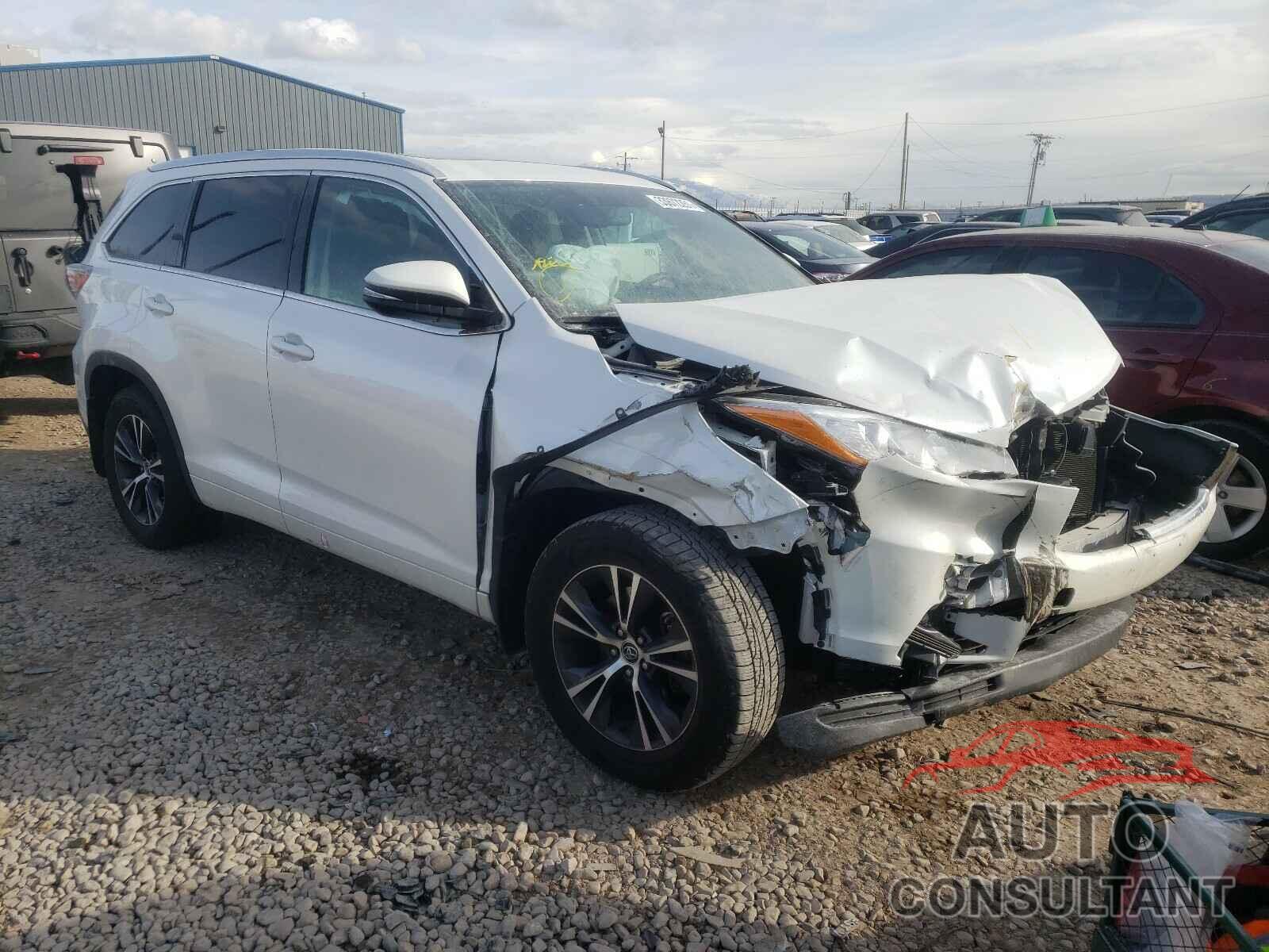 TOYOTA HIGHLANDER 2016 - 5TDJKRFH5GS232603