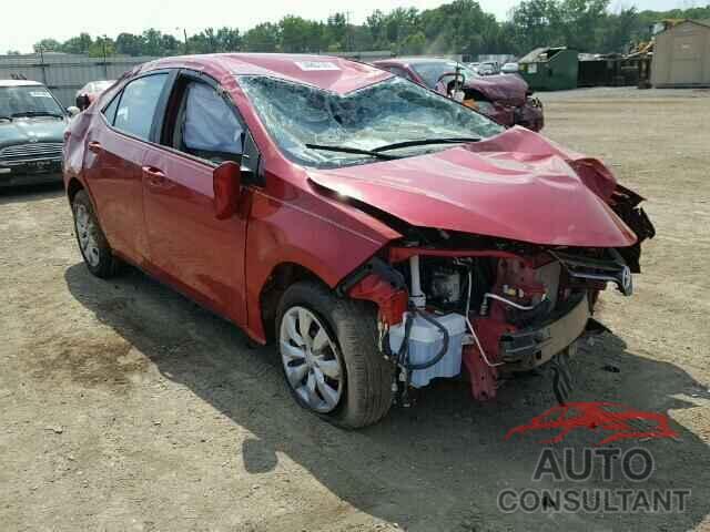 TOYOTA COROLLA 2016 - 2T1BURHE4GC638592