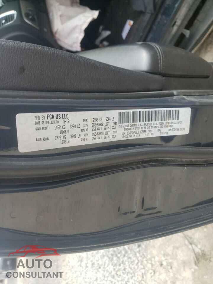 DODGE DURANGO 2018 - 1C4RDHAG2JC369089