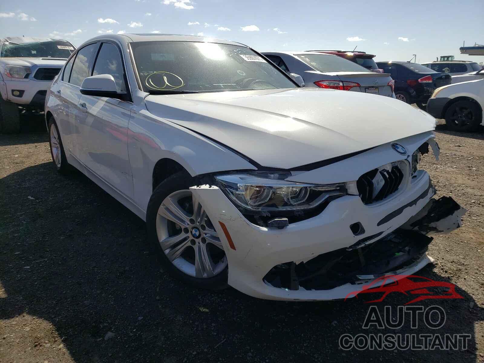 BMW 3 SERIES 2017 - WBA8B9G50HNU50553