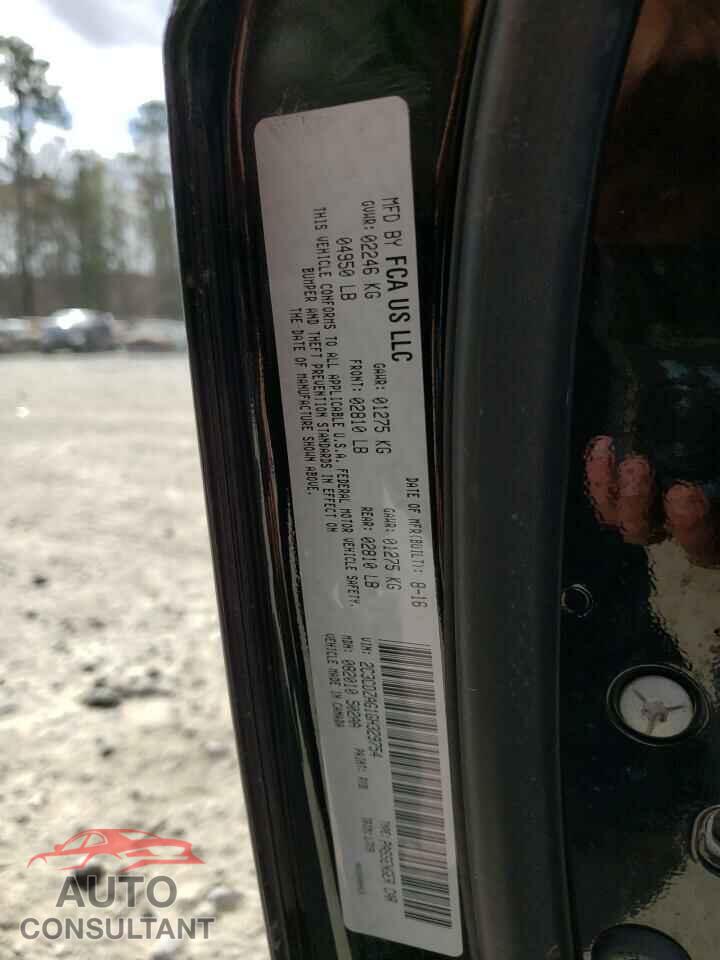 DODGE CHALLENGER 2016 - 2C3CDZAG1GH329754