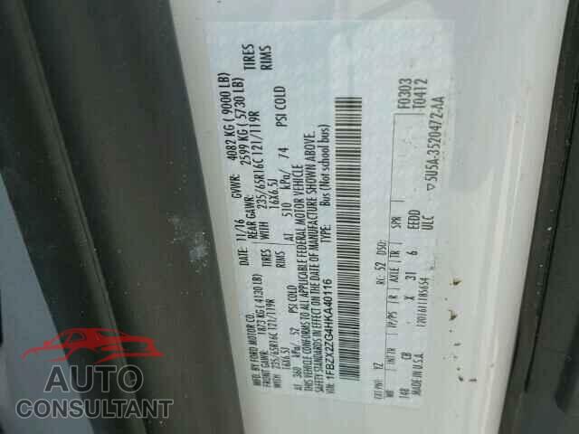 FORD TRANSIT CO 2017 - 1FBZX2ZG4HKA40116