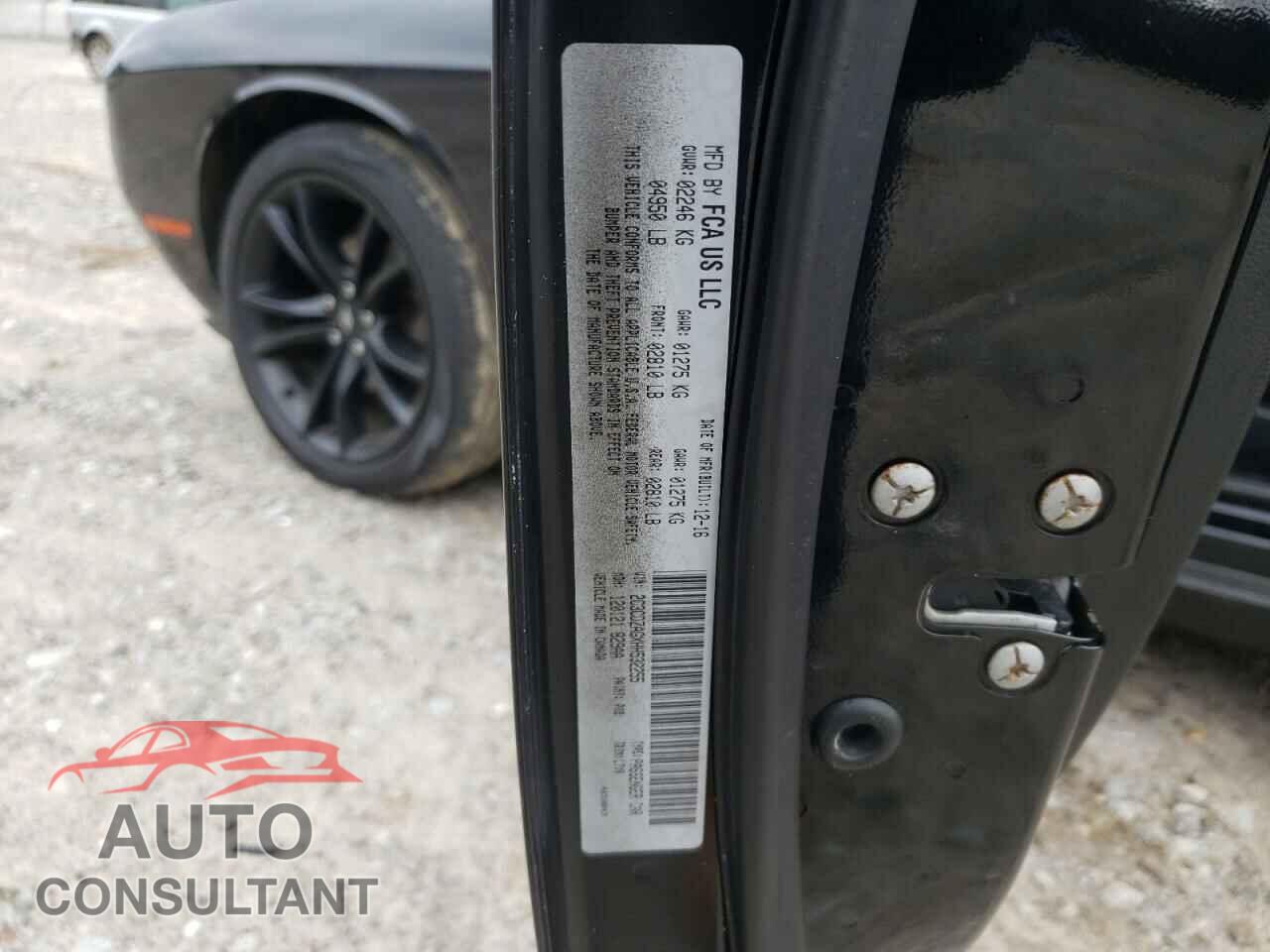 DODGE CHALLENGER 2017 - 2C3CDZAGXHH532255