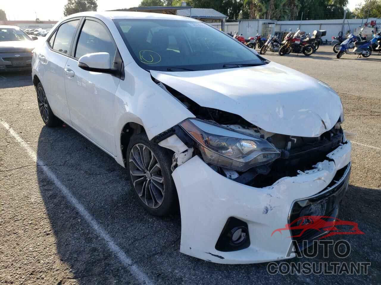 TOYOTA COROLLA 2016 - 2T1BURHE5GC742461