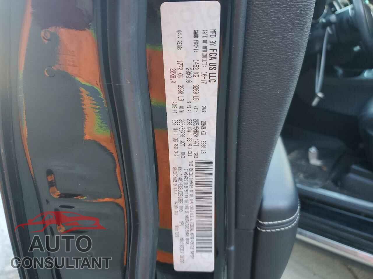 DODGE DURANGO 2018 - 1C4RDHEG9JC201380