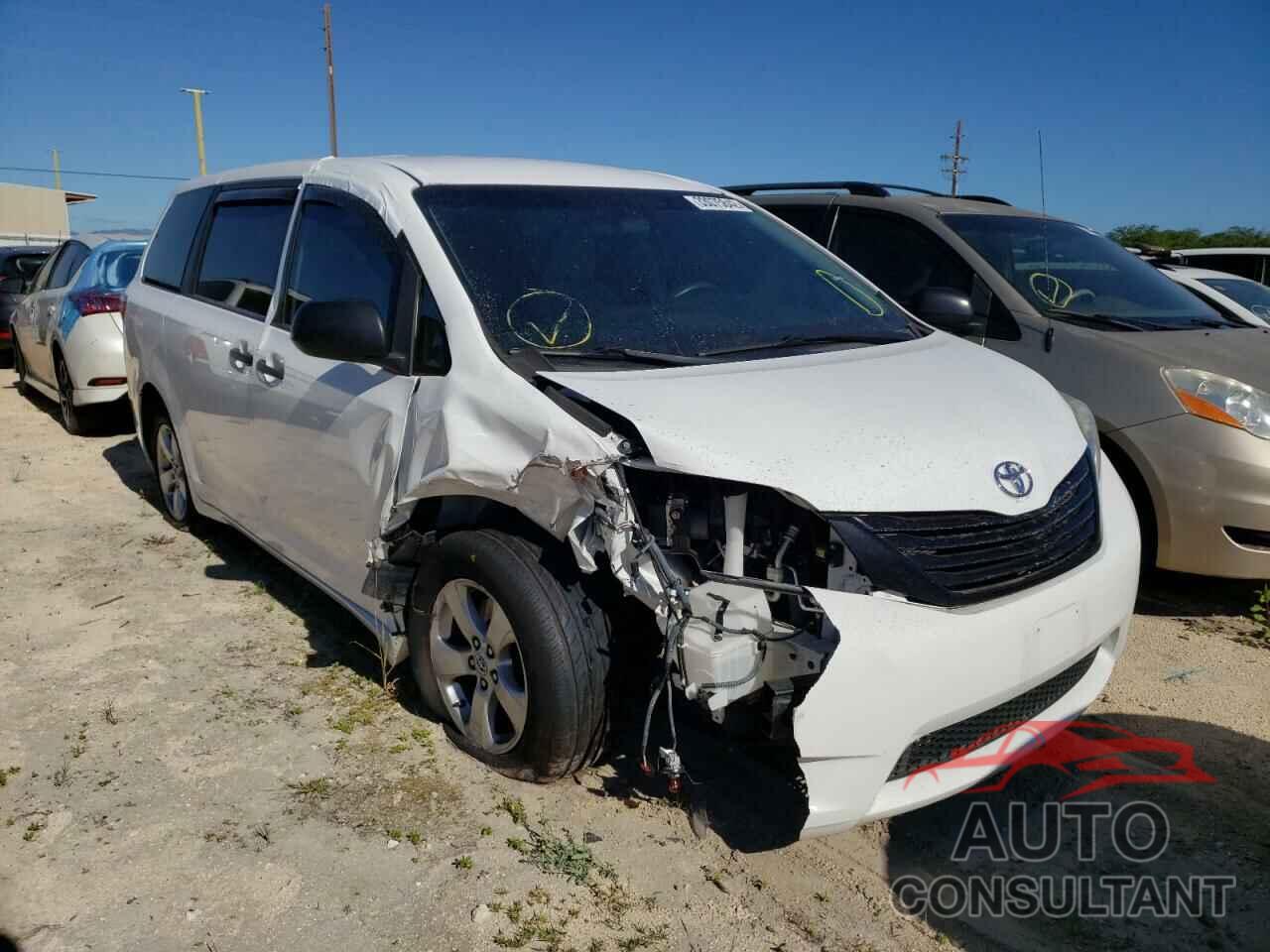 TOYOTA SIENNA 2017 - 5TDZZ3DC6HS783787