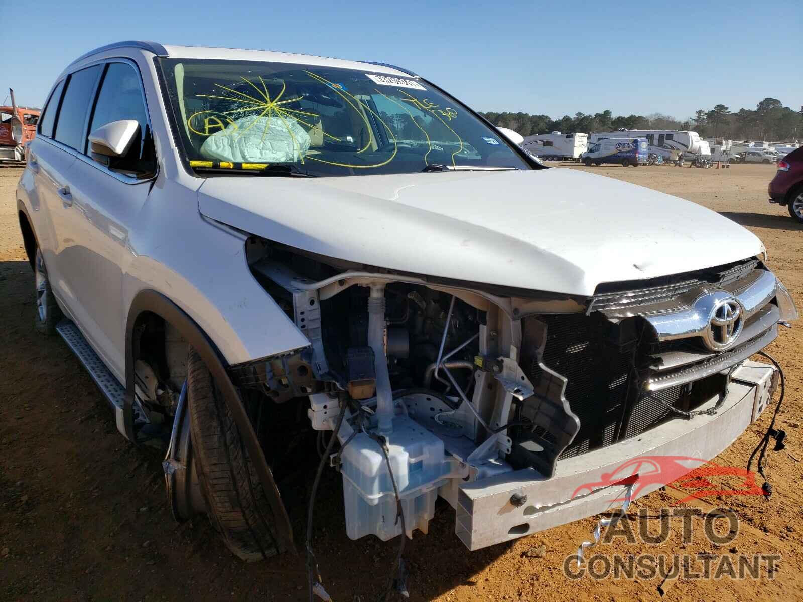 TOYOTA HIGHLANDER 2016 - 5TDYKRFH7GS161483