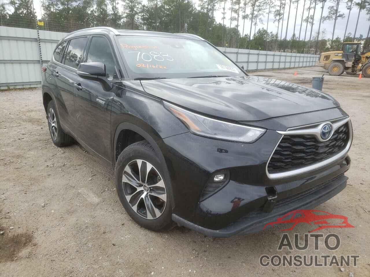 TOYOTA HIGHLANDER 2021 - 5TDGARAH3MS505408
