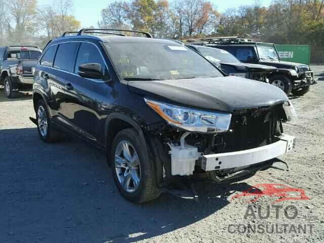 TOYOTA HIGHLANDER 2015 - 5TDDKRFH8FS134371