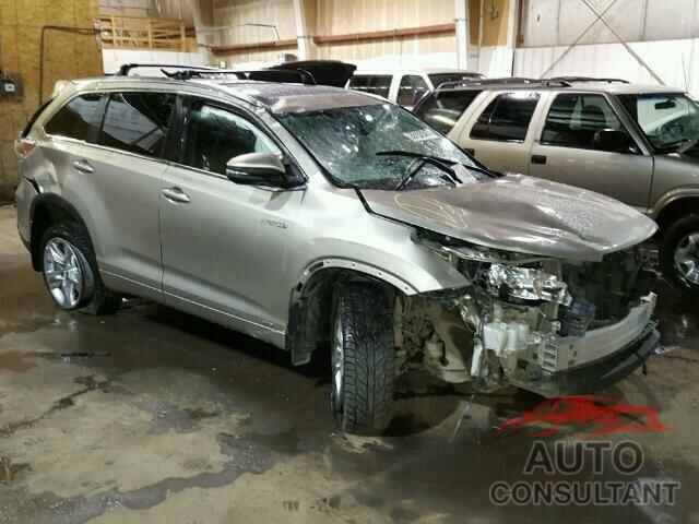 TOYOTA HIGHLANDER 2016 - 5TDDCRFHXGS014652