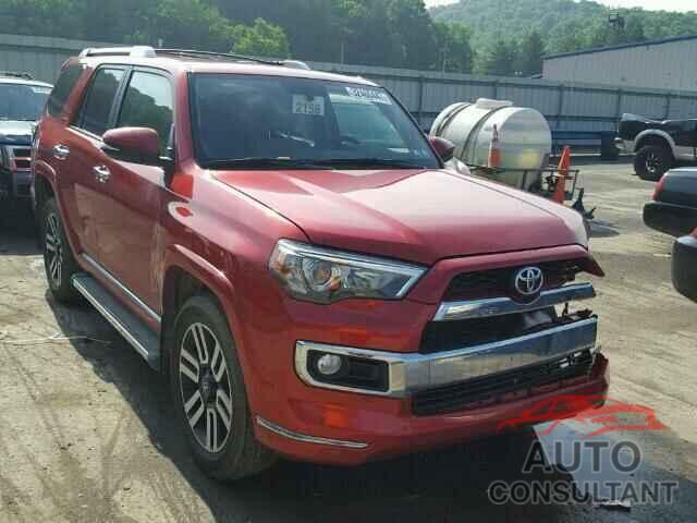 TOYOTA 4RUNNER 2016 - JTEBU5JR4G5350330