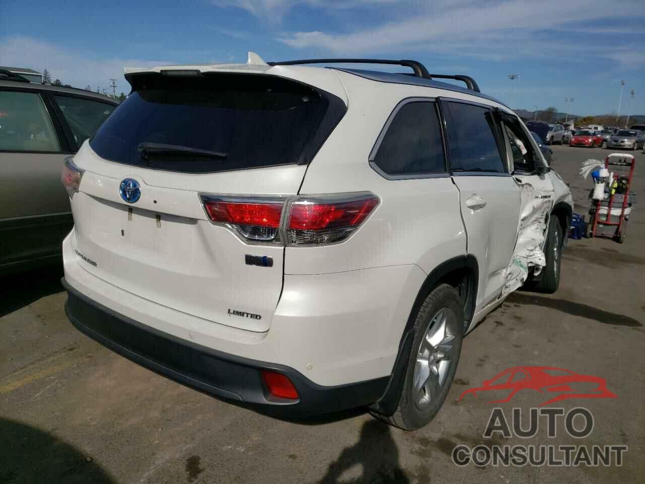 TOYOTA HIGHLANDER 2016 - 5TDDCRFH3GS015688