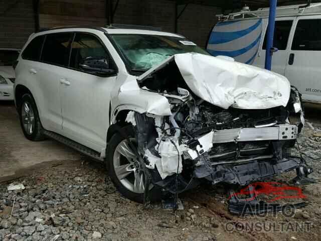 TOYOTA HIGHLANDER 2016 - 5TDYKRFH7GS186108