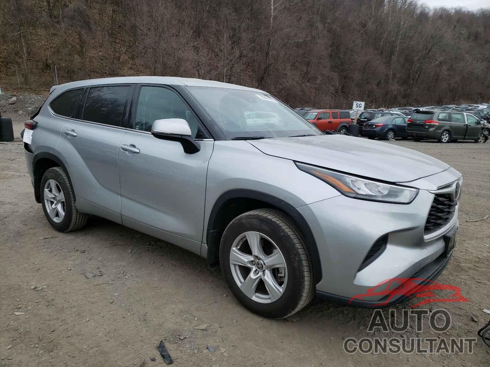 TOYOTA HIGHLANDER 2020 - 5TDCZRBH3LS501735