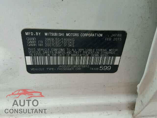 MITSUBISHI LANCER 2015 - JA32U2FU3FU016812