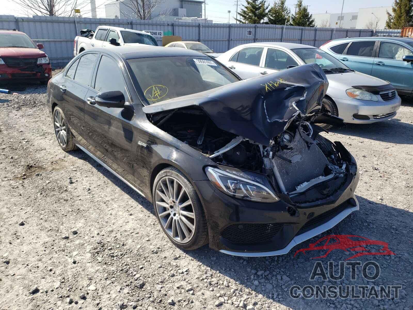 MERCEDES-BENZ C CLASS 2017 - 55SWF6EB3HU202252