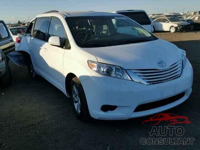 TOYOTA SIENNA 2016 - 5TDKK3DC7GS721576