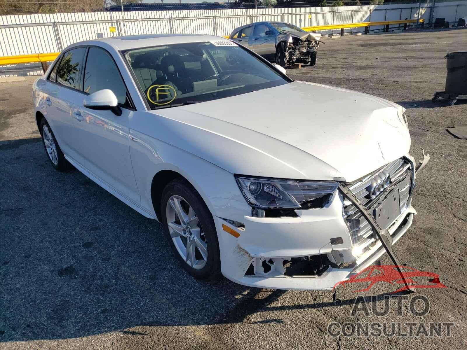 AUDI A4 2018 - WAUKMAF41JA234170