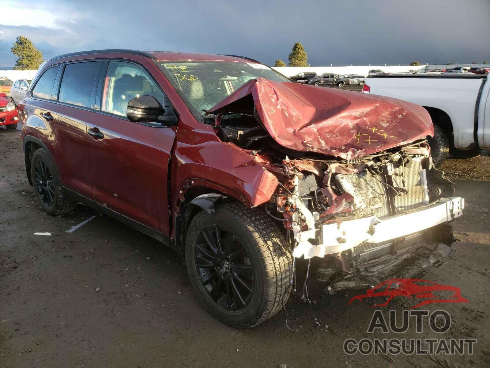 TOYOTA HIGHLANDER 2019 - 5TDJZRFH9KS976600
