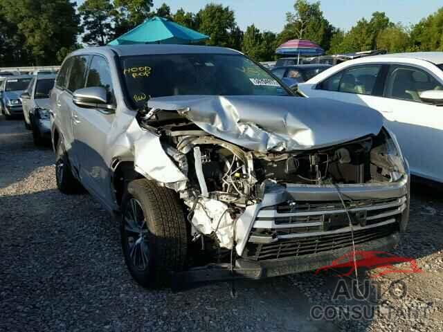 TOYOTA HIGHLANDER 2017 - 5TDZZRFH4HS202427
