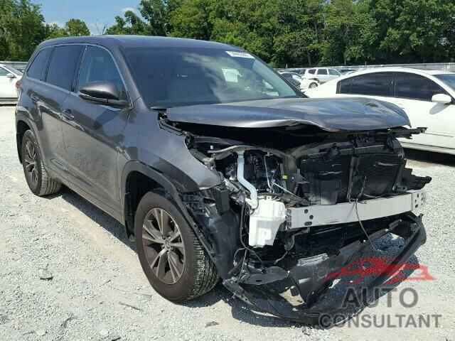 TOYOTA HIGHLANDER 2017 - 5TDZARFH3HS028549