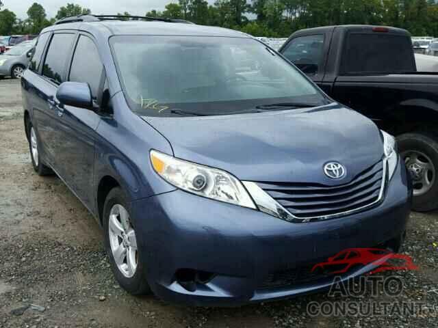 TOYOTA SIENNA 2017 - 5TDKZ3DC9HS798933