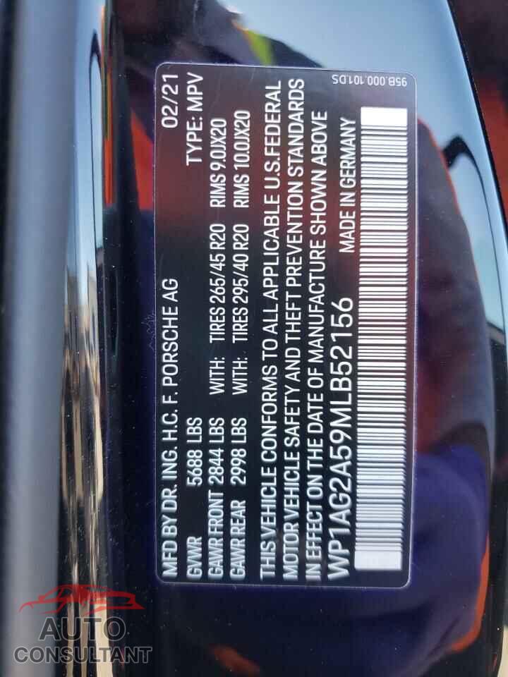 PORSCHE MACAN 2021 - WP1AG2A59MLB52156