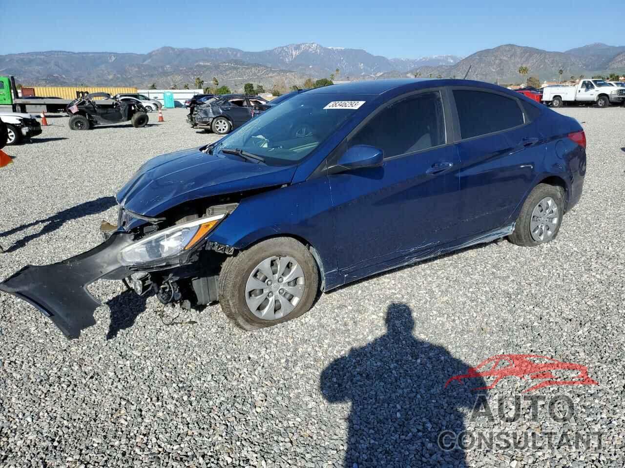 HYUNDAI ACCENT 2017 - KMHCT4AE2HU286133