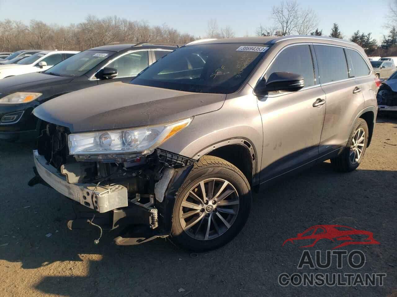 TOYOTA HIGHLANDER 2017 - 5TDJZRFH1HS436344