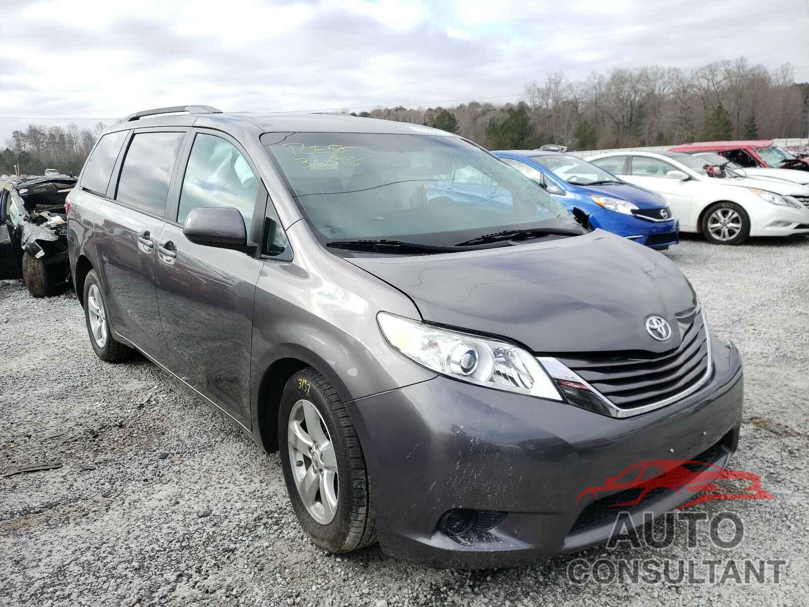 TOYOTA SIENNA 2017 - 5TDKZ3DC9HS823233