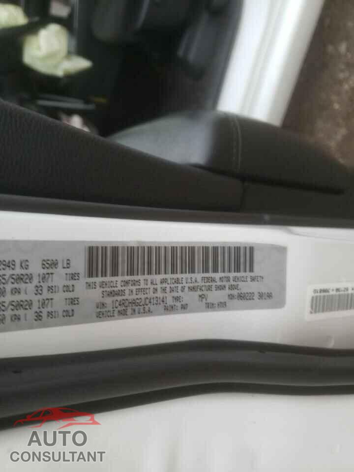 DODGE DURANGO 2018 - 1C4RDHAG2JC413141