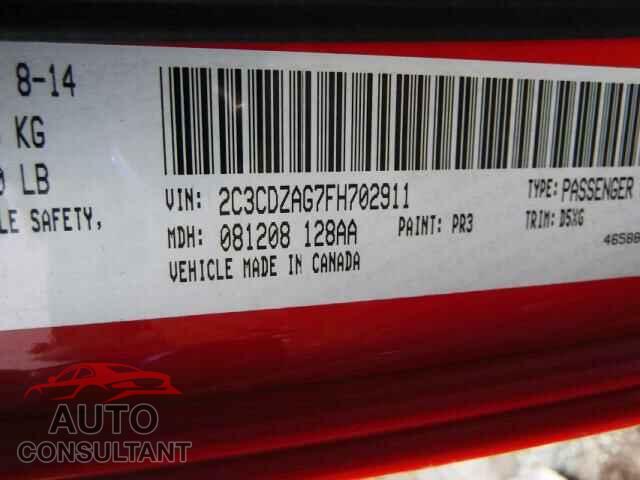DODGE CHALLENGER 2015 - 2C3CDZAG7FH702911