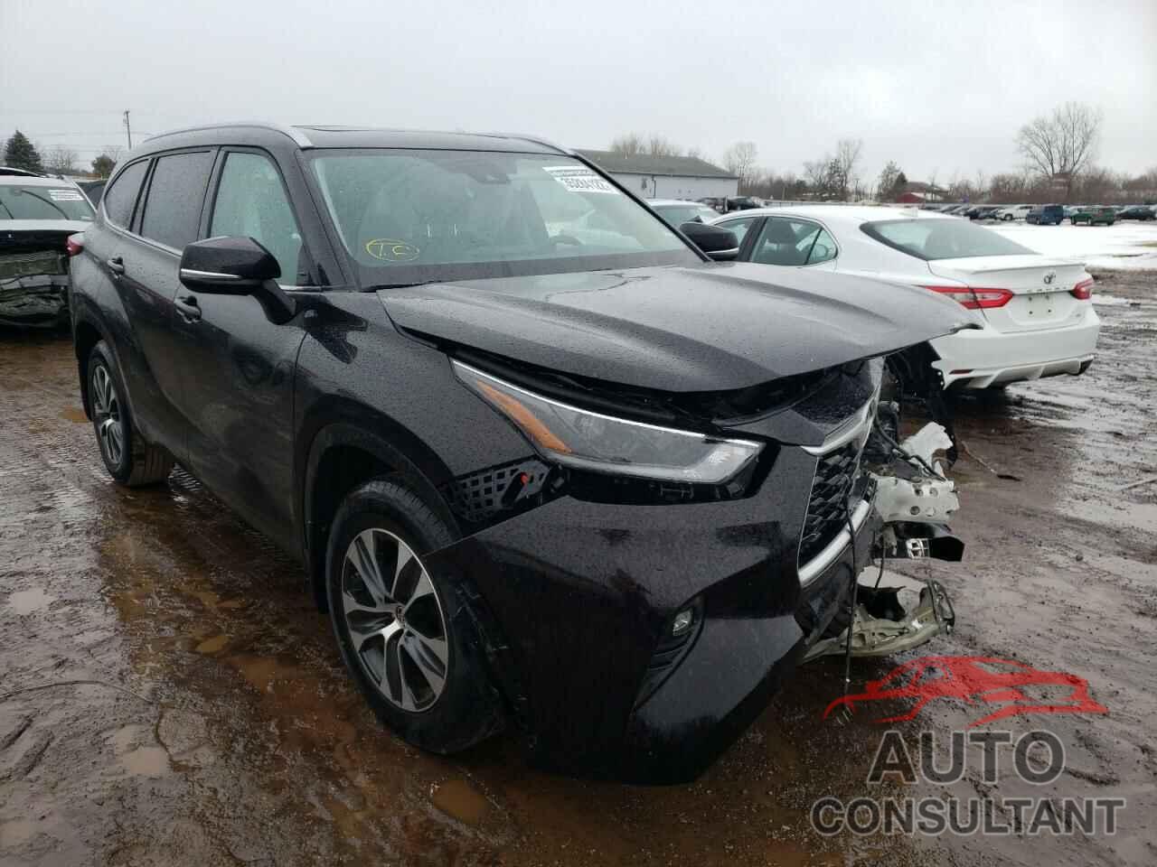 TOYOTA HIGHLANDER 2021 - 5TDGZRBH7MS069749