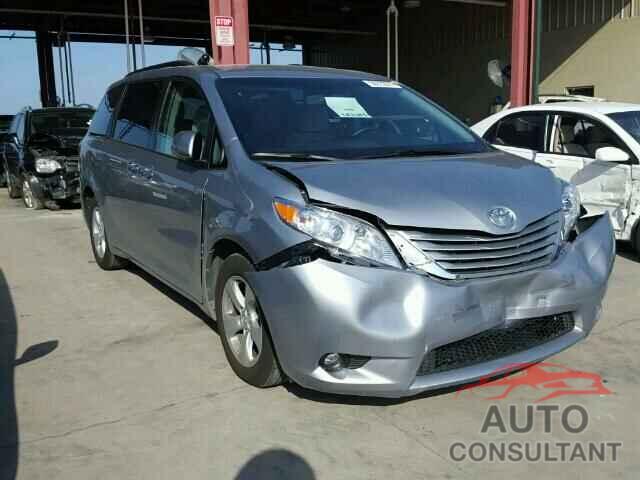 TOYOTA SIENNA 2016 - 5TDKK3DC8GS738581