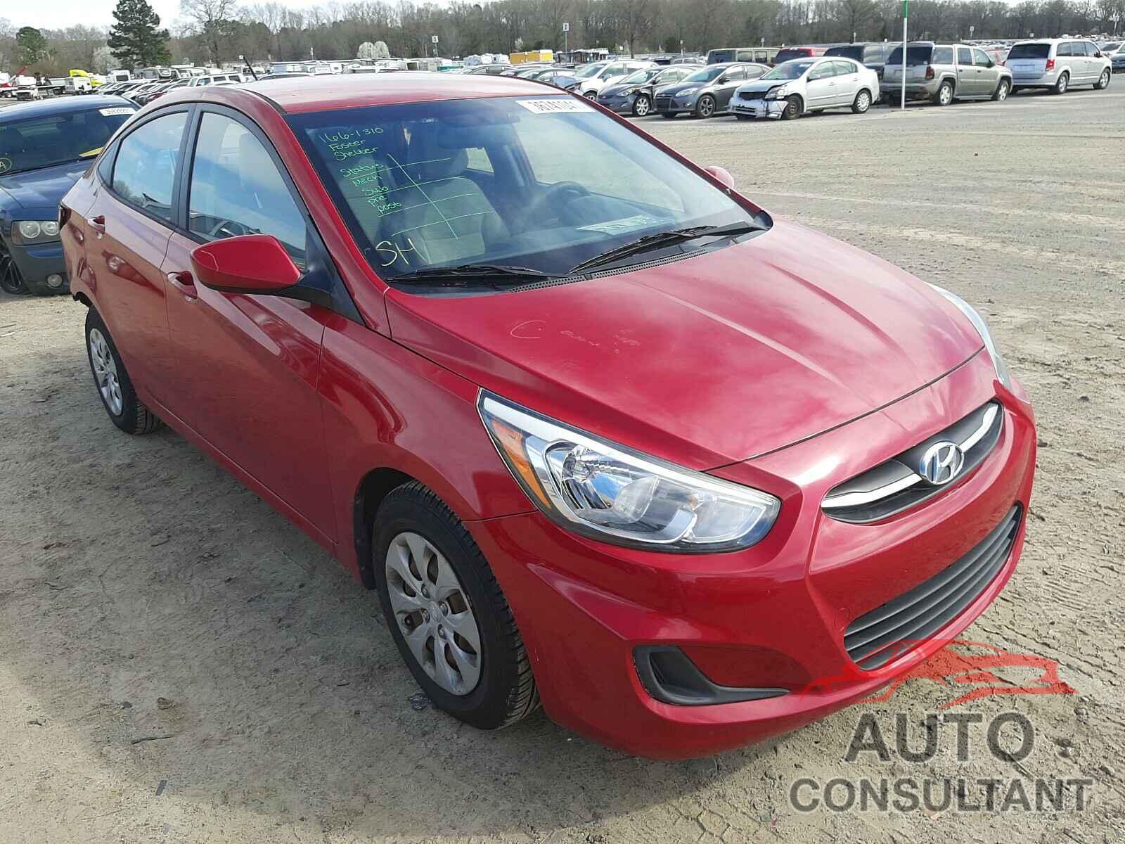 HYUNDAI ACCENT 2016 - KMHCT4AE7GU986065