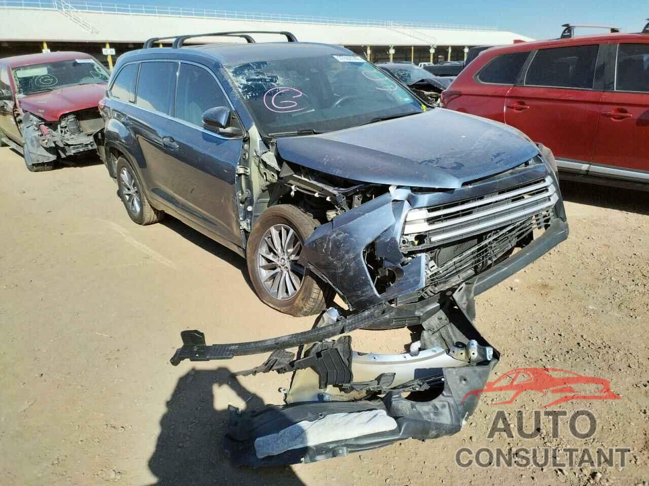 TOYOTA HIGHLANDER 2017 - 5TDKZRFH7HS522679