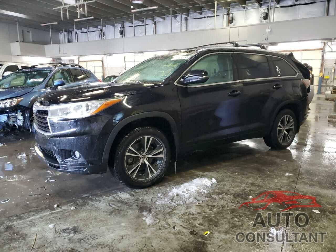 TOYOTA HIGHLANDER 2016 - 5TDJKRFH8GS260346