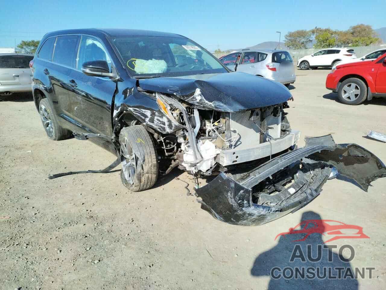 TOYOTA HIGHLANDER 2018 - 5TDZZRFH5JS282827