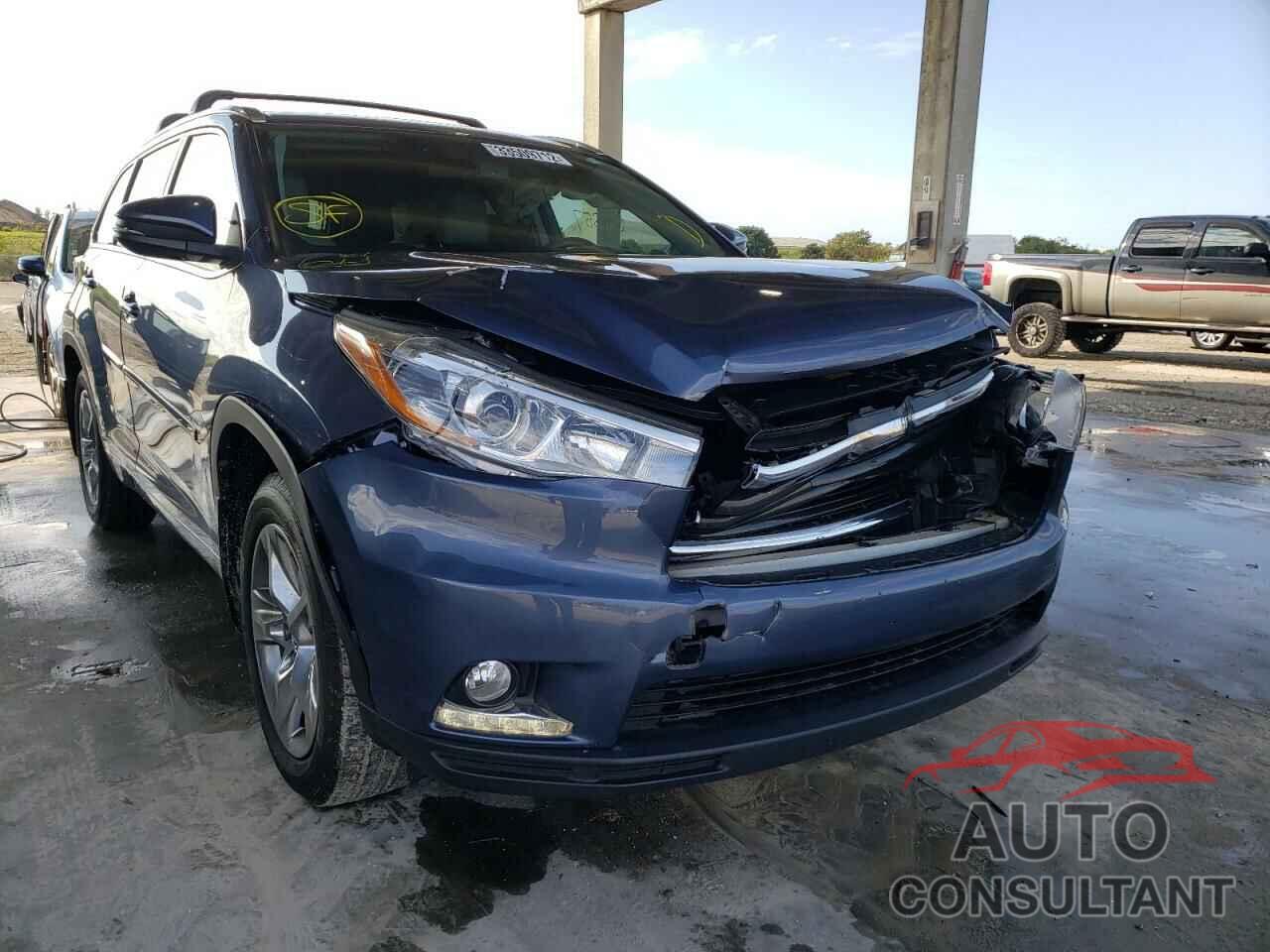 TOYOTA HIGHLANDER 2016 - 5TDDKRFH2GS279794