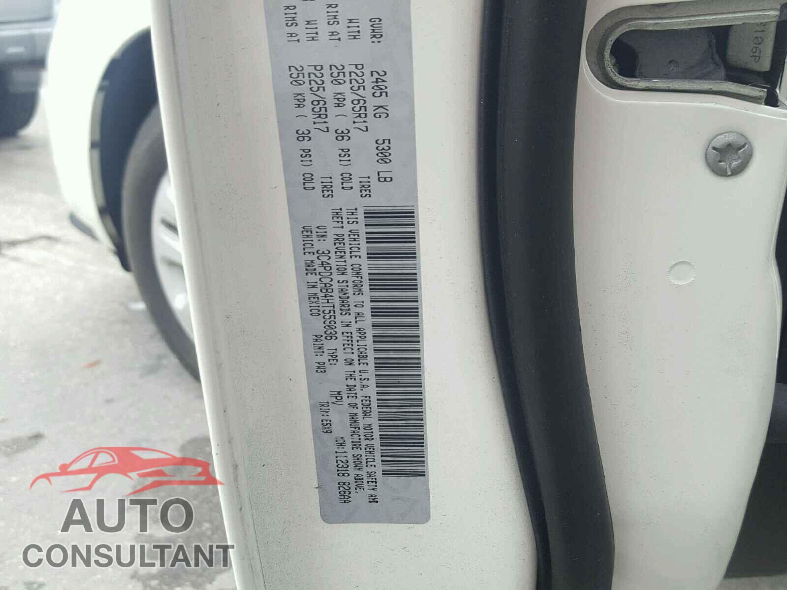 DODGE JOURNEY 2017 - 3C4PDCAB4HT559036