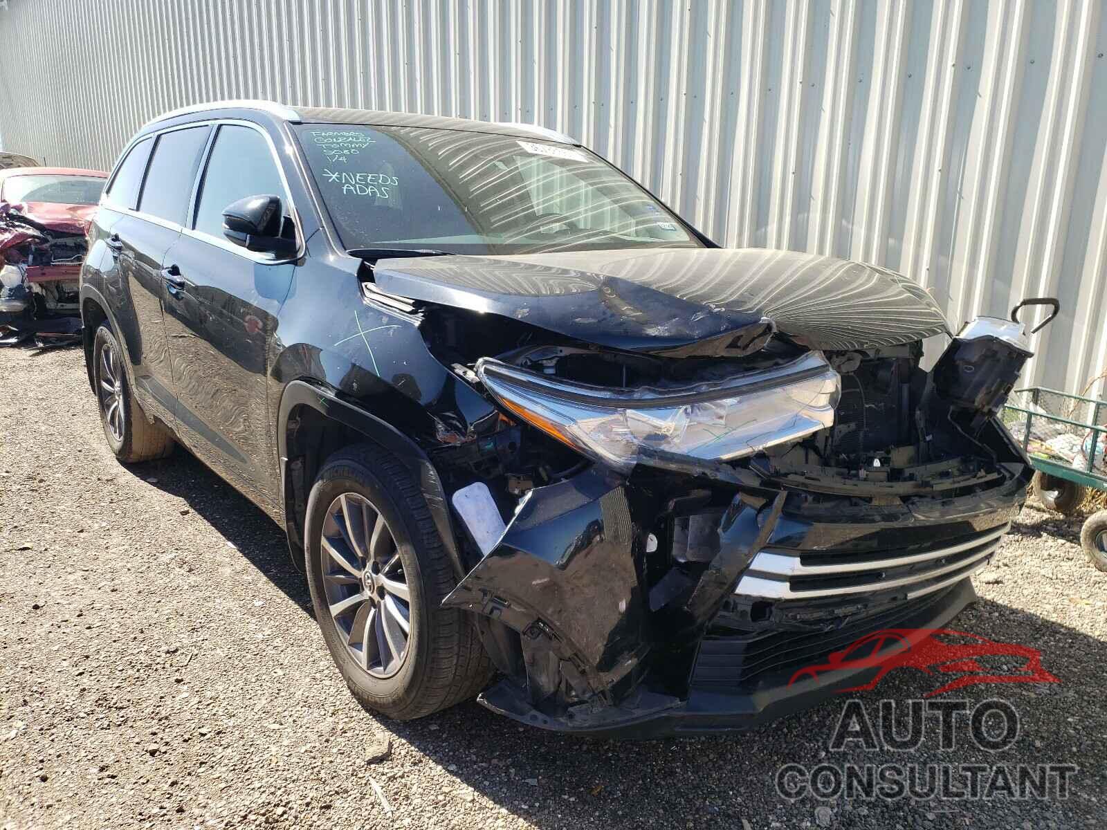 TOYOTA HIGHLANDER 2018 - 5TDKZRFH2JS529755