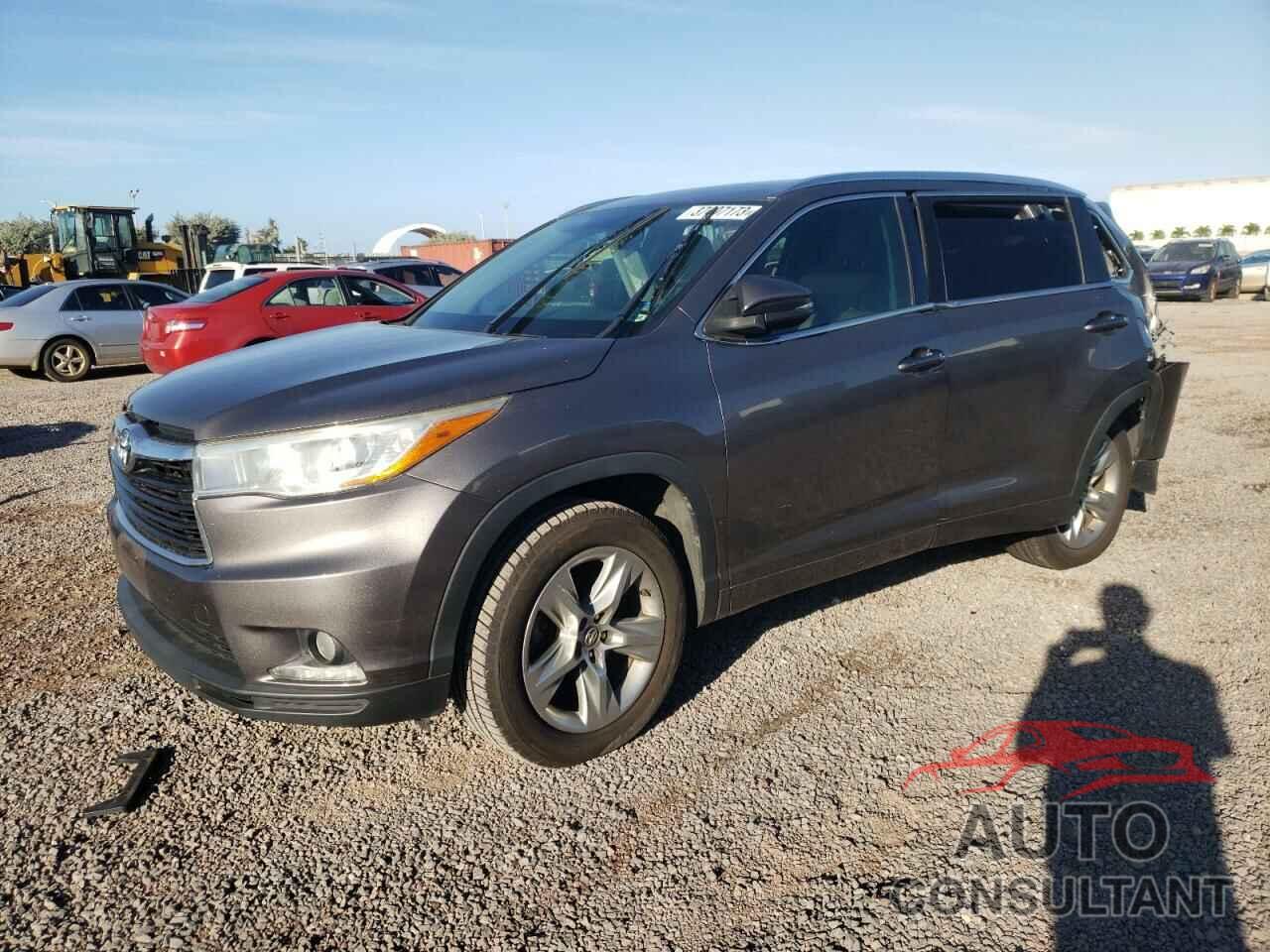 TOYOTA HIGHLANDER 2016 - 5TDYKRFH9GS155345