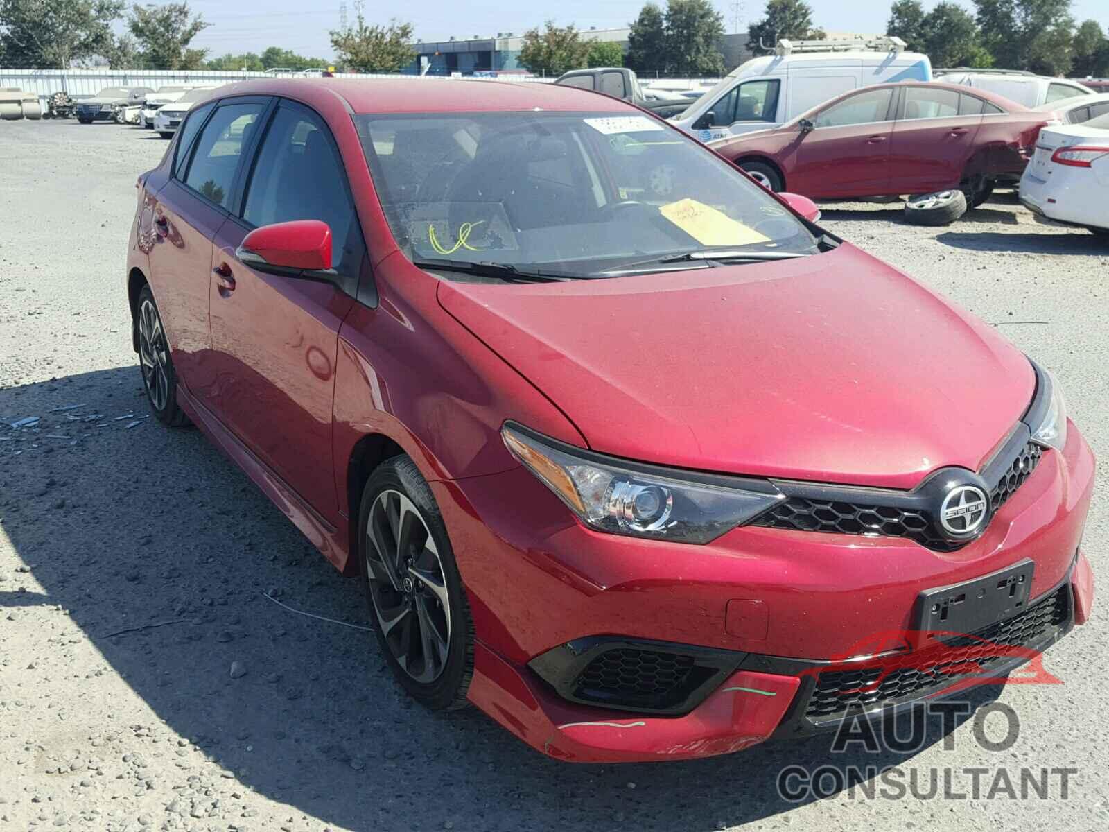 TOYOTA SCION 2016 - JTNKARJE9GJ515180