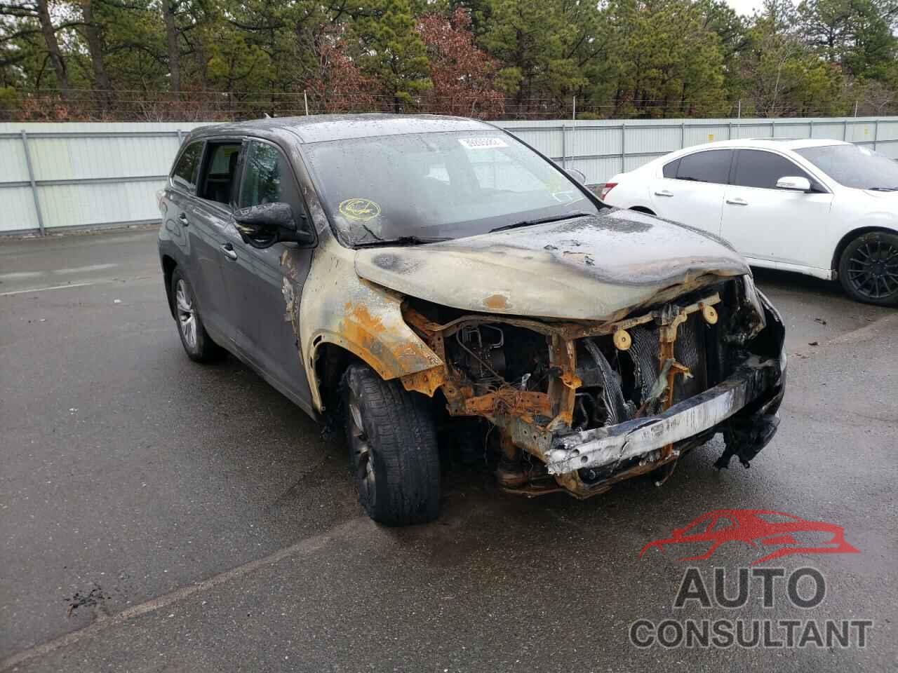 TOYOTA HIGHLANDER 2016 - 5TDBKRFH1GS252903
