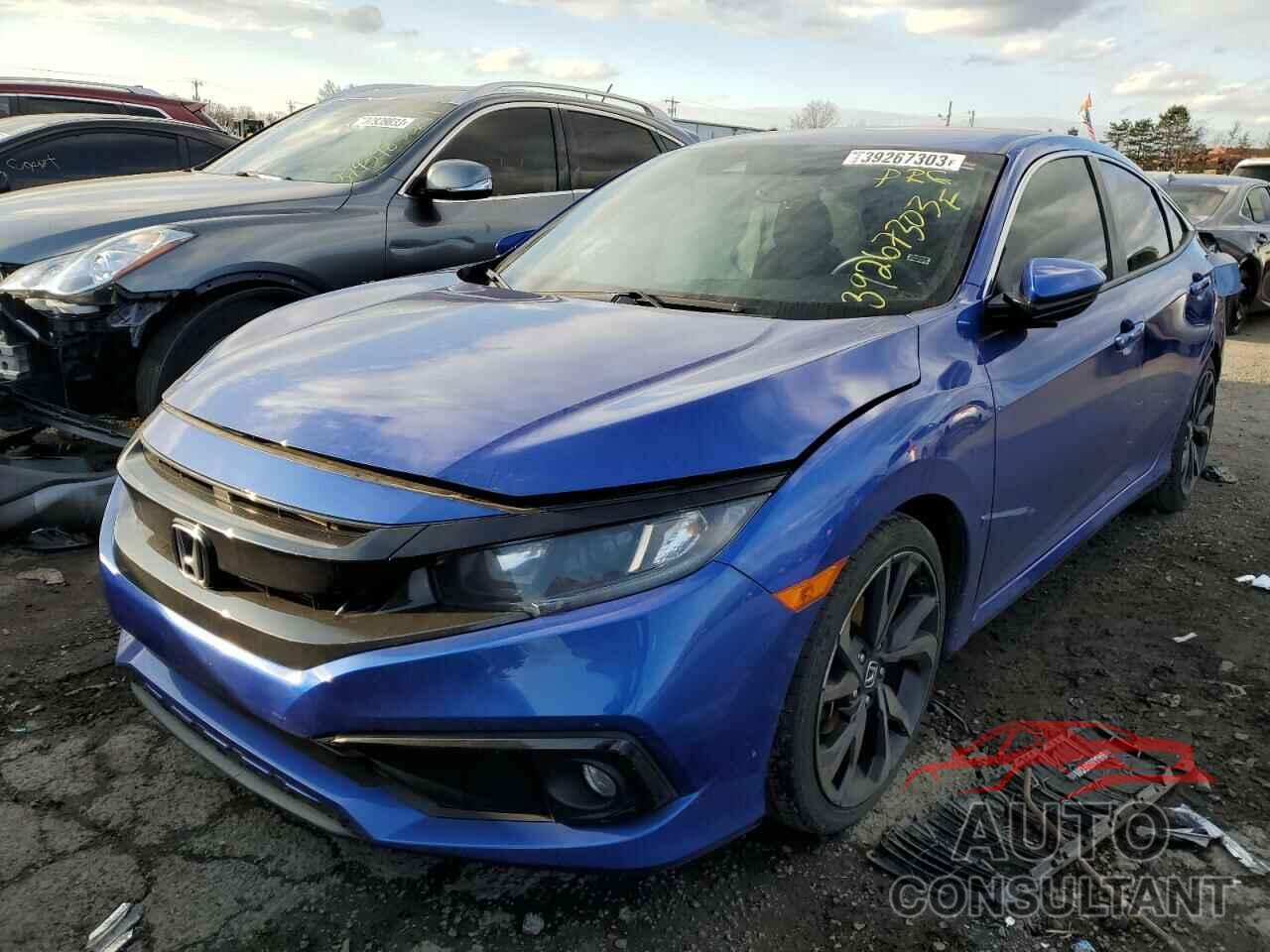 HONDA CIVIC 2019 - 2HGFC2F82KH577526