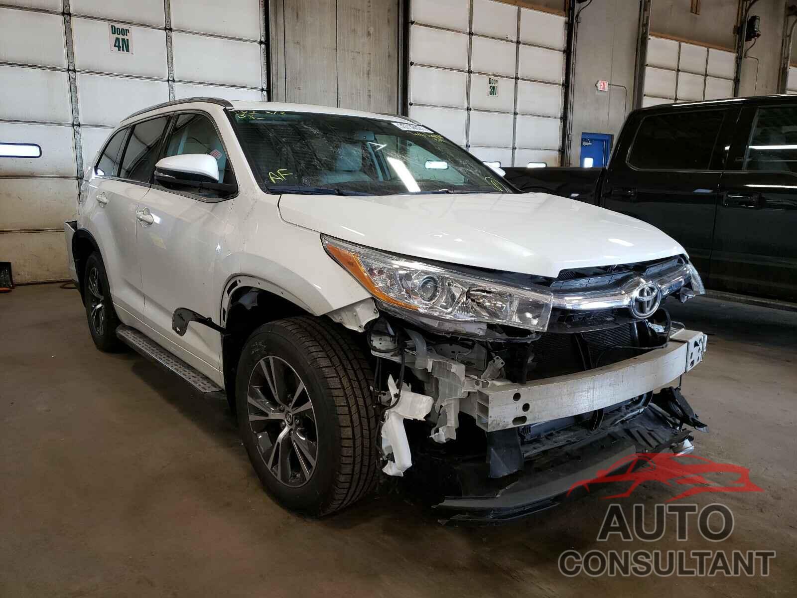 TOYOTA HIGHLANDER 2016 - 5TDJKRFH9GS270707