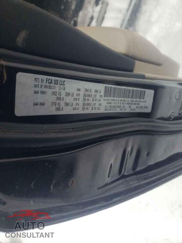 DODGE DURANGO 2017 - 1C4RDJAG5HC736505