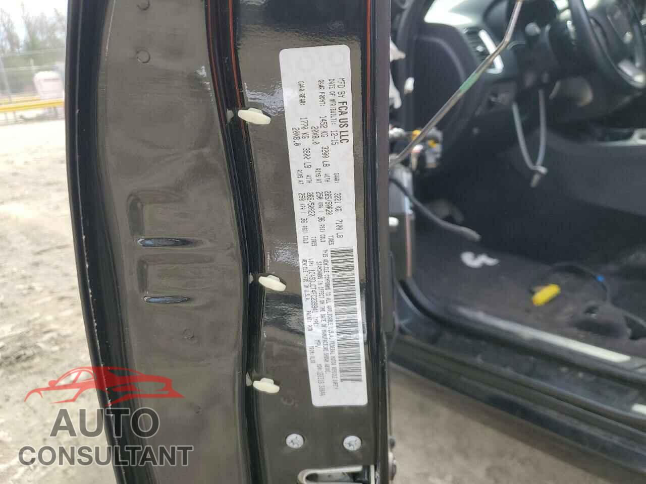DODGE DURANGO 2015 - 1C4SDJCT4FC239941